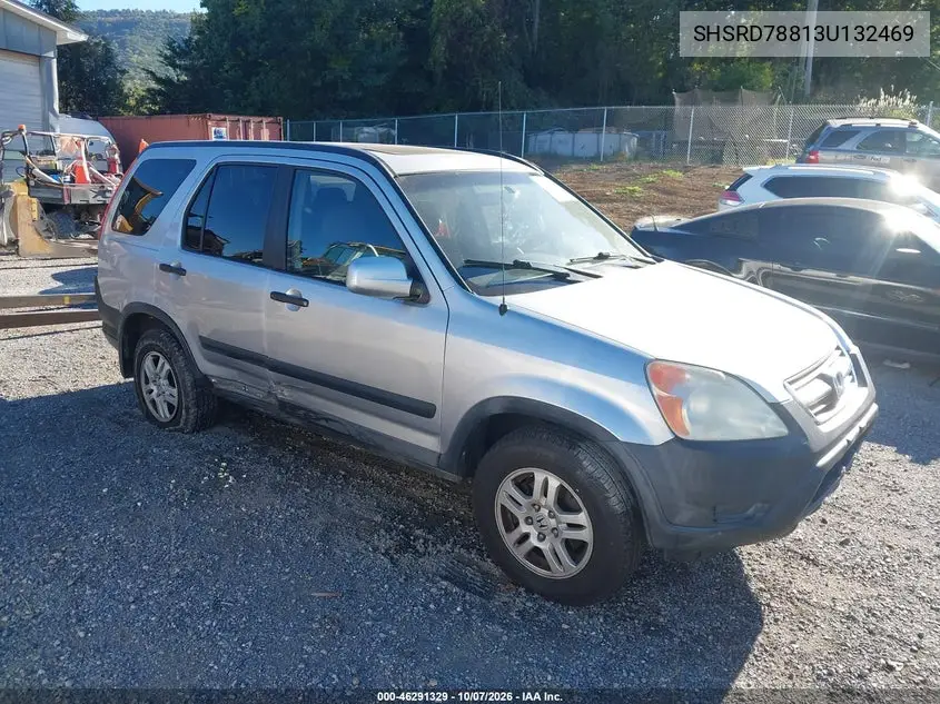 HONDA CR-V 2003, VIN SHSRD78813U132469