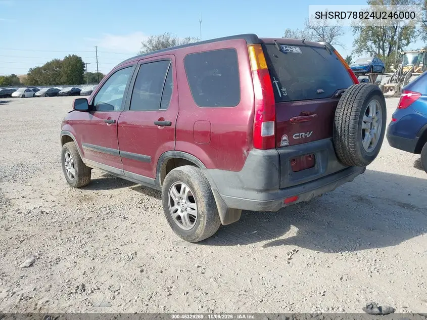 HONDA CR-V 2004, VIN SHSRD78824U246000