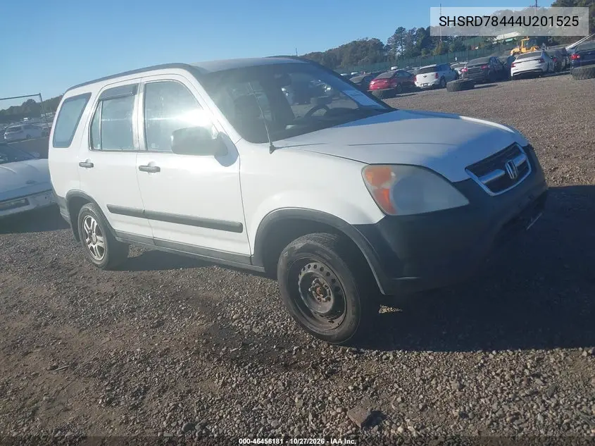 HONDA CR-V 2004, VIN SHSRD78444U201525