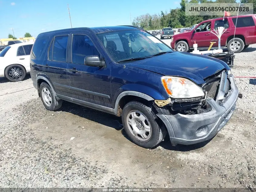 HONDA CR-V 2006, VIN JHLRD68596C007828