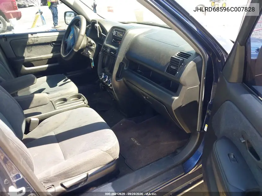 2006 HONDA CR-V VIN JHLRD68596C007828 — фото 5