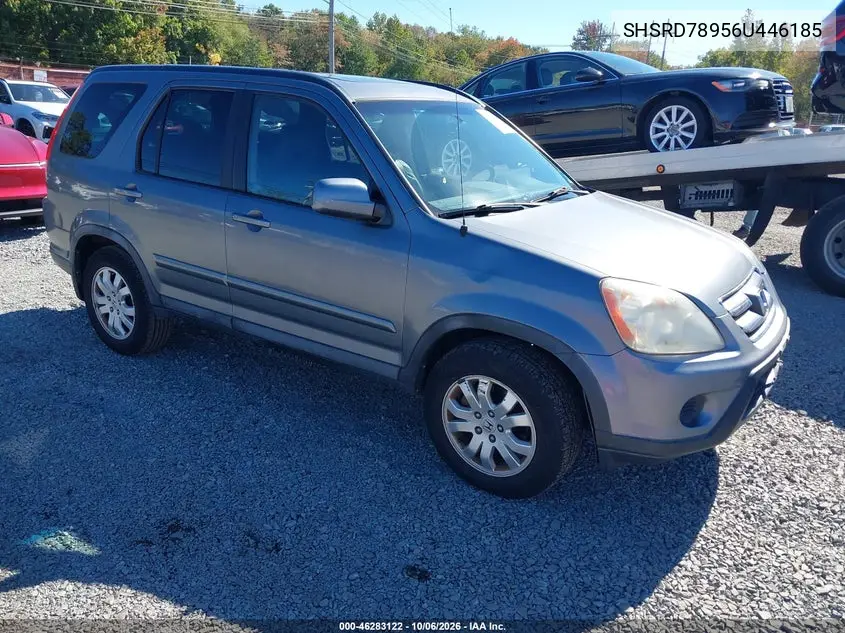HONDA CR-V 2006, VIN SHSRD78956U446185