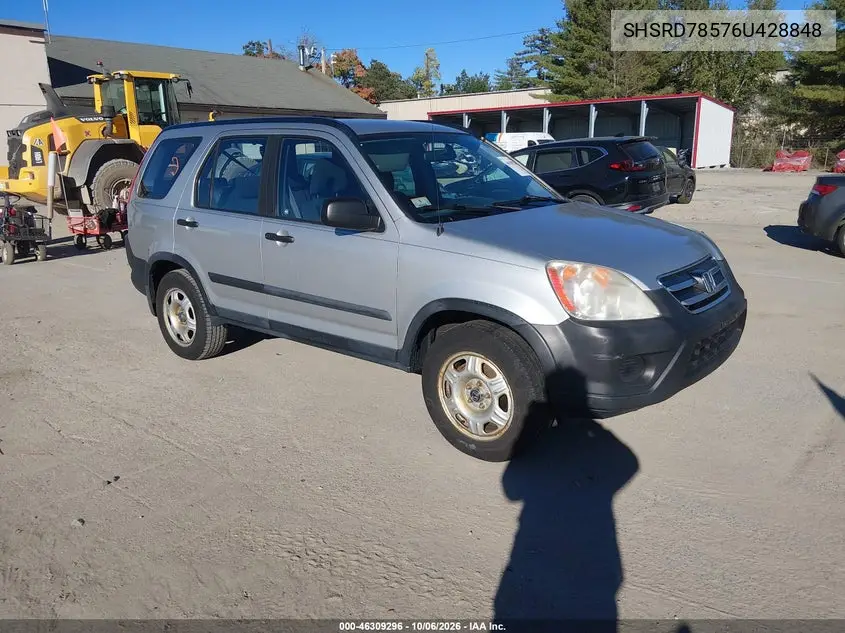 HONDA CR-V 2006, VIN SHSRD78576U428848