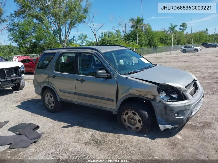 HONDA CR-V 2006, VIN JHLRD68536C009221