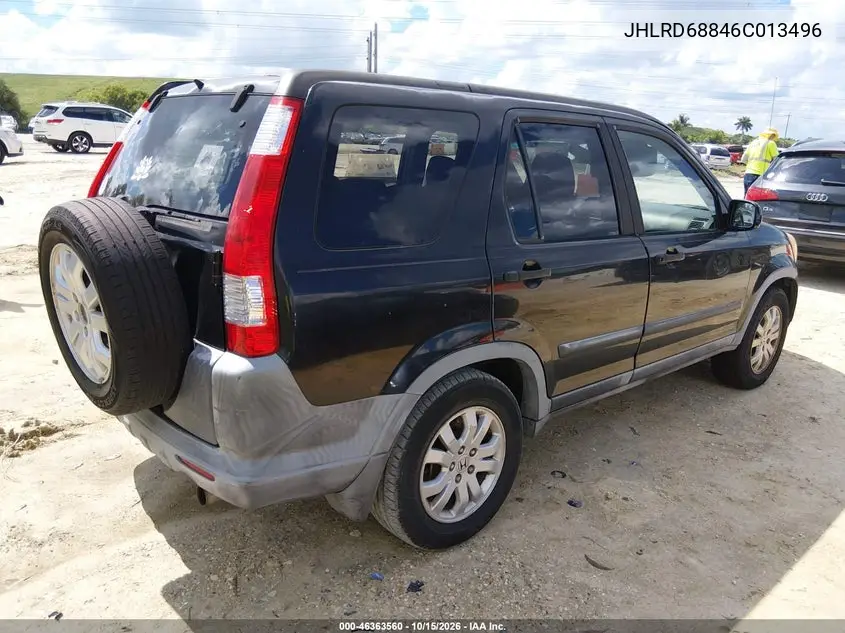 2006 HONDA CR-V VIN JHLRD68846C013496 — фото 4