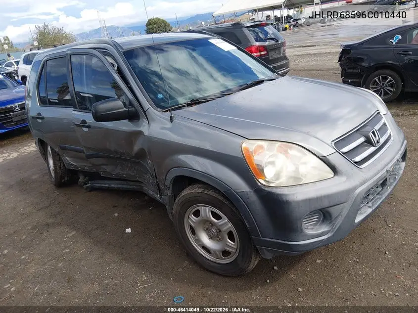 HONDA CR-V 2006, VIN JHLRD68596C010440
