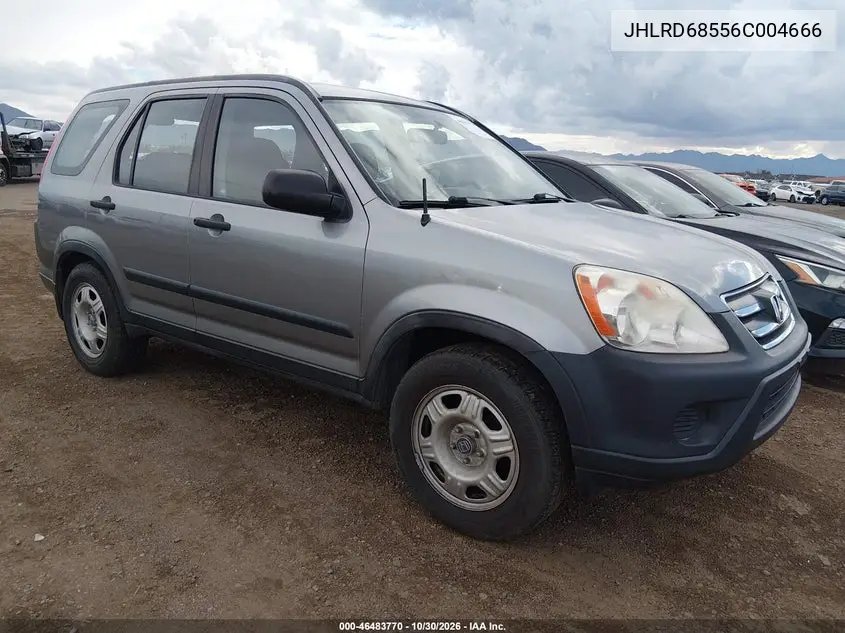 HONDA CR-V 2006, VIN JHLRD68556C004666