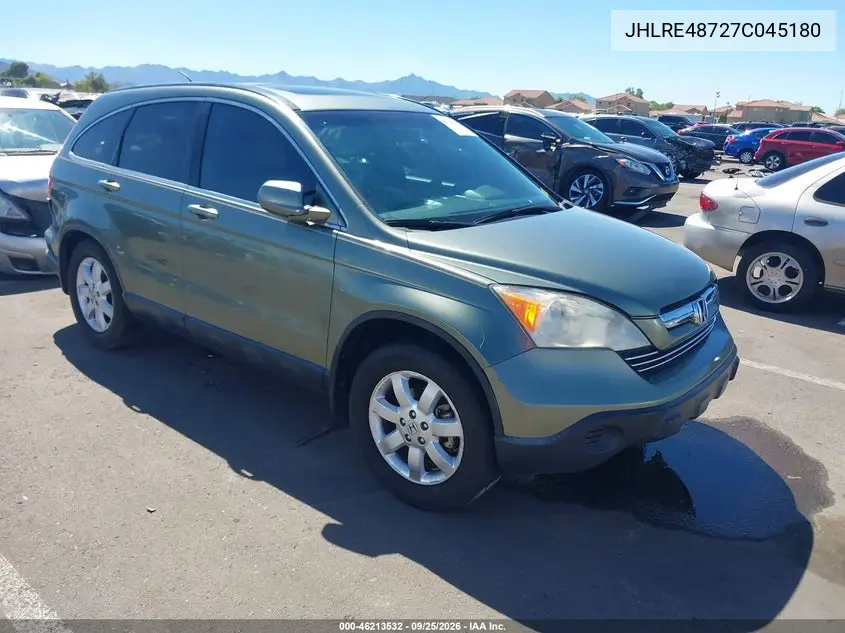 HONDA CR-V 2007, VIN JHLRE48727C045180