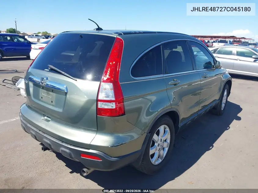 2007 HONDA CR-V VIN JHLRE48727C045180 — фото 4