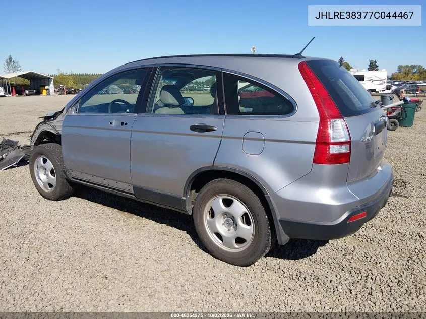 2007 HONDA CR-V VIN JHLRE38377C044467 — фото 3