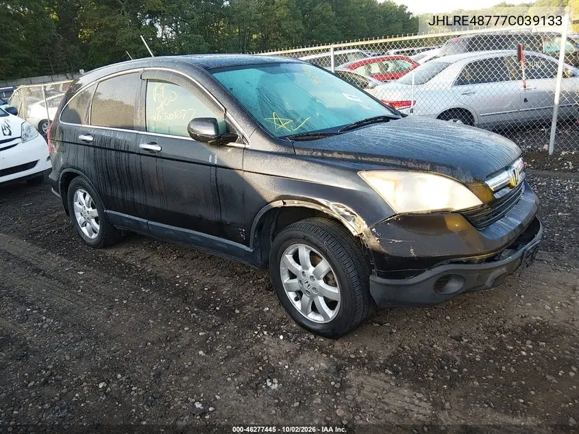 HONDA CR-V 2007, VIN JHLRE48777C039133