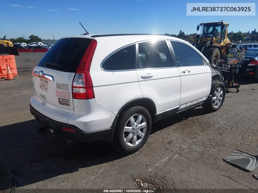 HONDA CR-V 2007, VIN JHLRE38737C063925