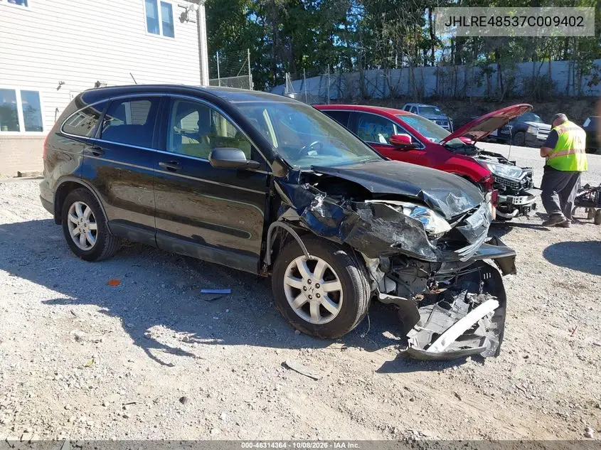 HONDA CR-V 2007, VIN JHLRE48537C009402