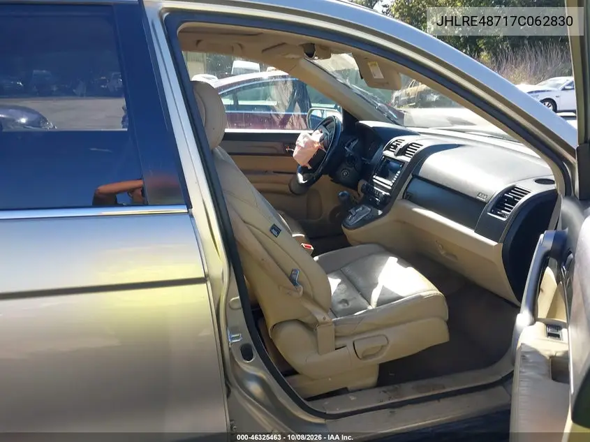 2007 HONDA CR-V VIN JHLRE48717C062830 — фото 5
