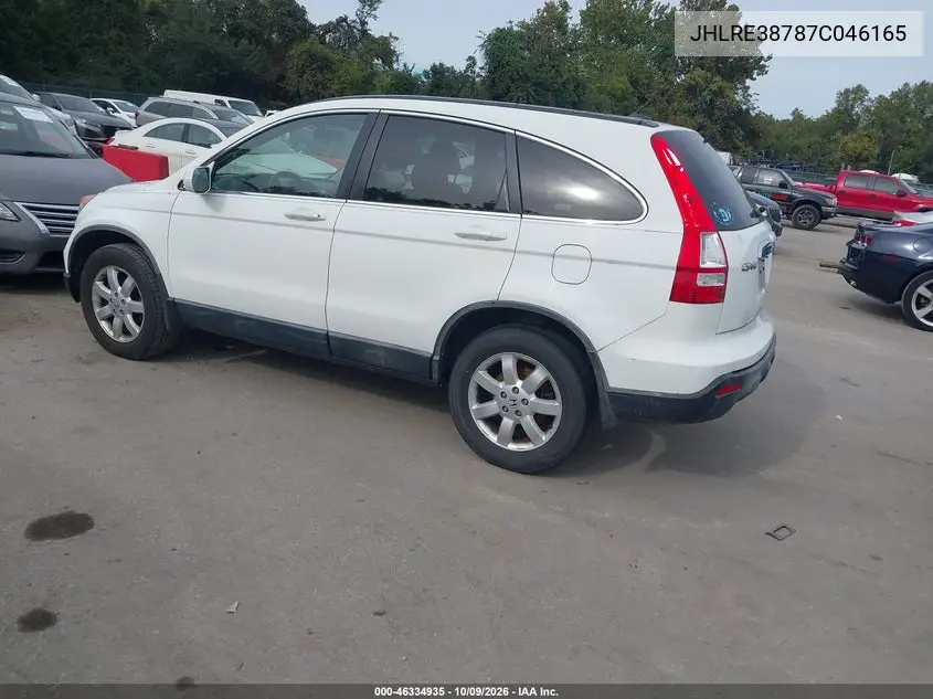 HONDA CR-V 2007, VIN JHLRE38787C046165