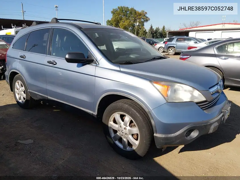 HONDA CR-V 2007, VIN JHLRE38597C052748