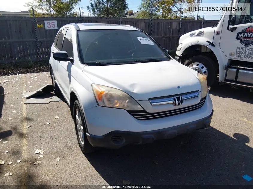 HONDA CR-V 2007, VIN JHLRE38597C035447