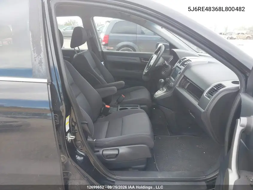 HONDA CR-V 2008, VIN 5J6RE48368L800482
