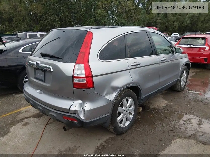 2008 HONDA CR-V VIN JHLRE48708C079183 — фото 4