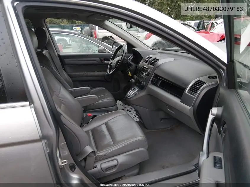 2008 HONDA CR-V VIN JHLRE48708C079183 — фото 5