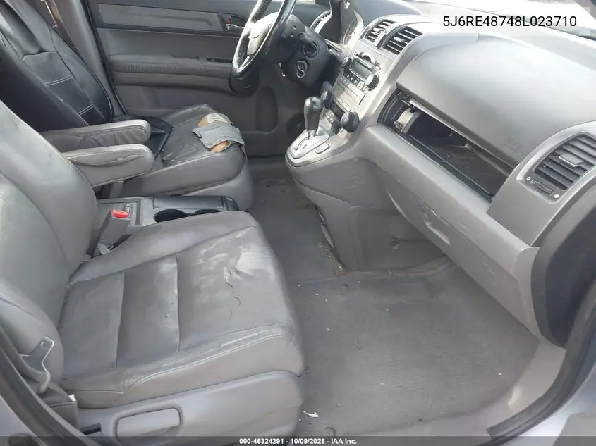 2008 HONDA CR-V VIN 5J6RE48748L023710 — фото 5