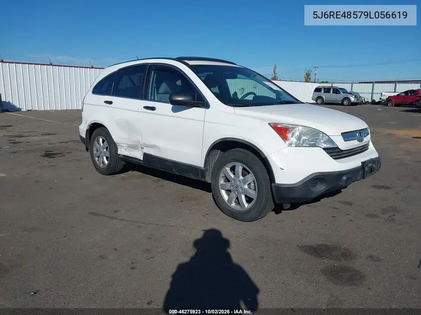 HONDA CR-V 2009, VIN 5J6RE48579L056619