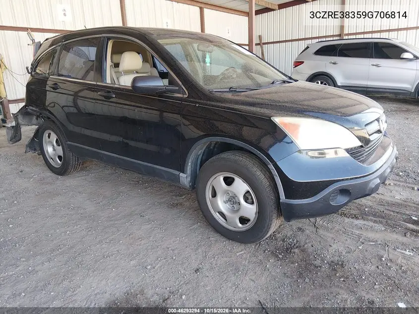 HONDA CR-V 2009, VIN 3CZRE38359G706814