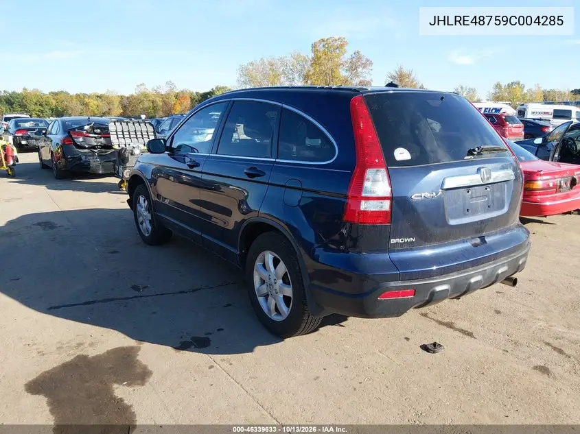 2009 HONDA CR-V VIN JHLRE48759C004285 — фото 3