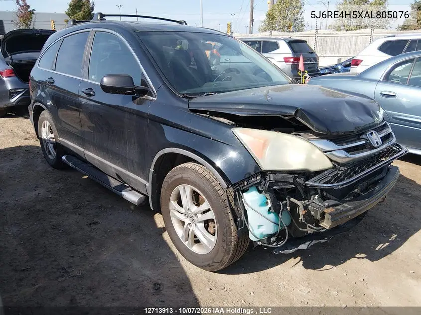 HONDA CR-V 2010, VIN 5J6RE4H5XAL805076