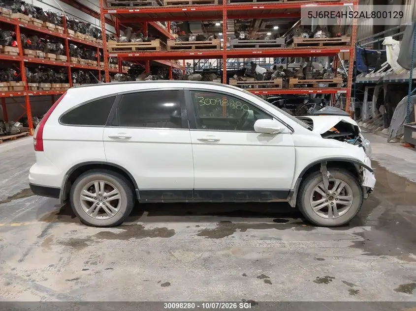 2010 HONDA CR-V VIN 5J6RE4H52AL800129 — фото 13