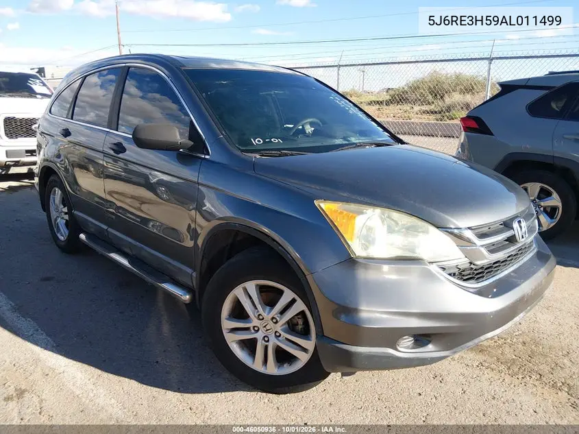 HONDA CR-V 2010, VIN 5J6RE3H59AL011499