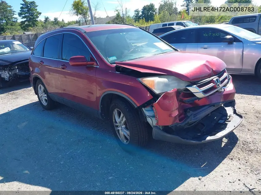 HONDA CR-V 2010, VIN JHLRE4H72AC008783