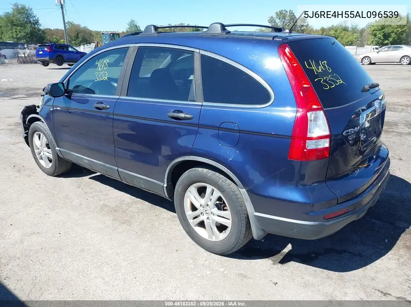 2010 HONDA CR-V VIN 5J6RE4H55AL096539 — фото 3