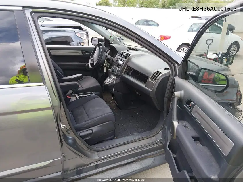 2010 HONDA CR-V VIN JHLRE3H36AC001603 — фото 5