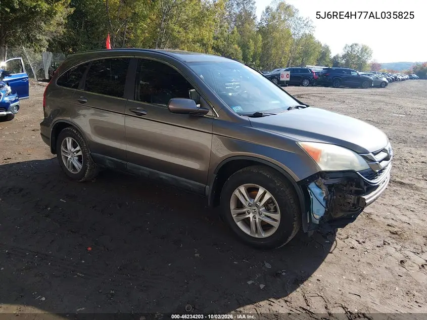 HONDA CR-V 2010, VIN 5J6RE4H77AL035825
