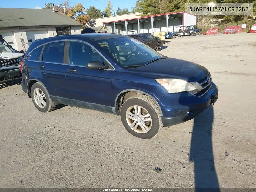 HONDA CR-V 2010, VIN 5J6RE4H57AL092282