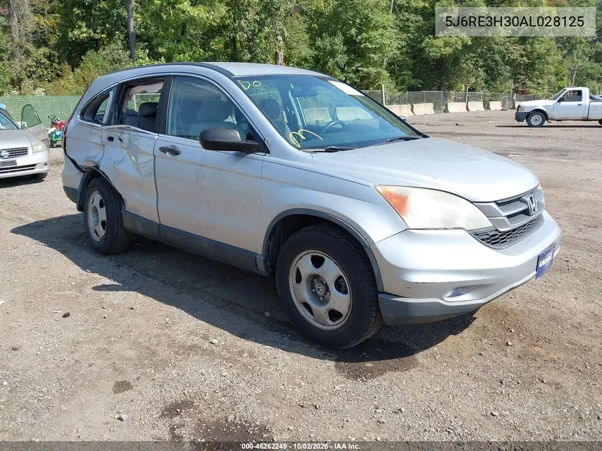 HONDA CR-V 2010, VIN 5J6RE3H30AL028125