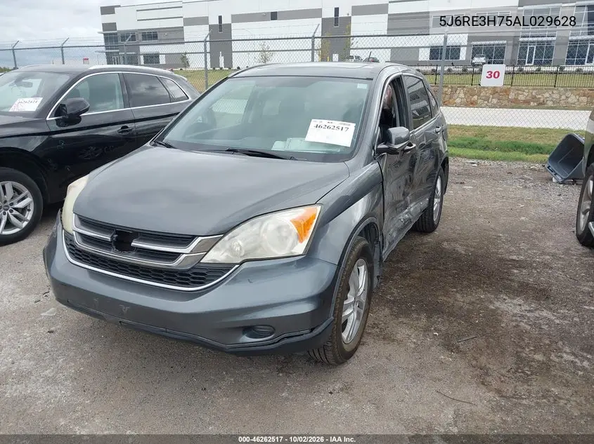 2010 HONDA CR-V VIN 5J6RE3H75AL029628 — фото 2