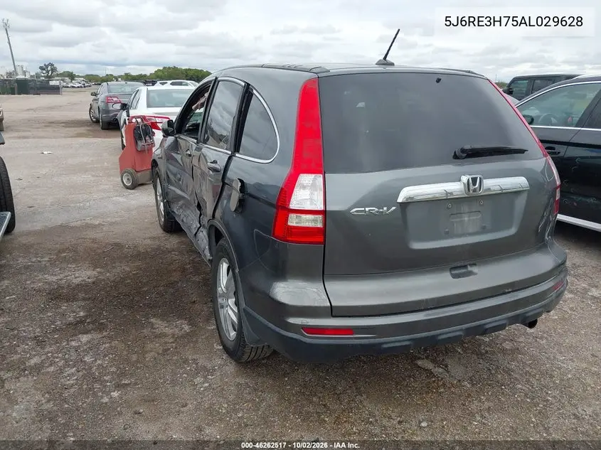 2010 HONDA CR-V VIN 5J6RE3H75AL029628 — фото 3
