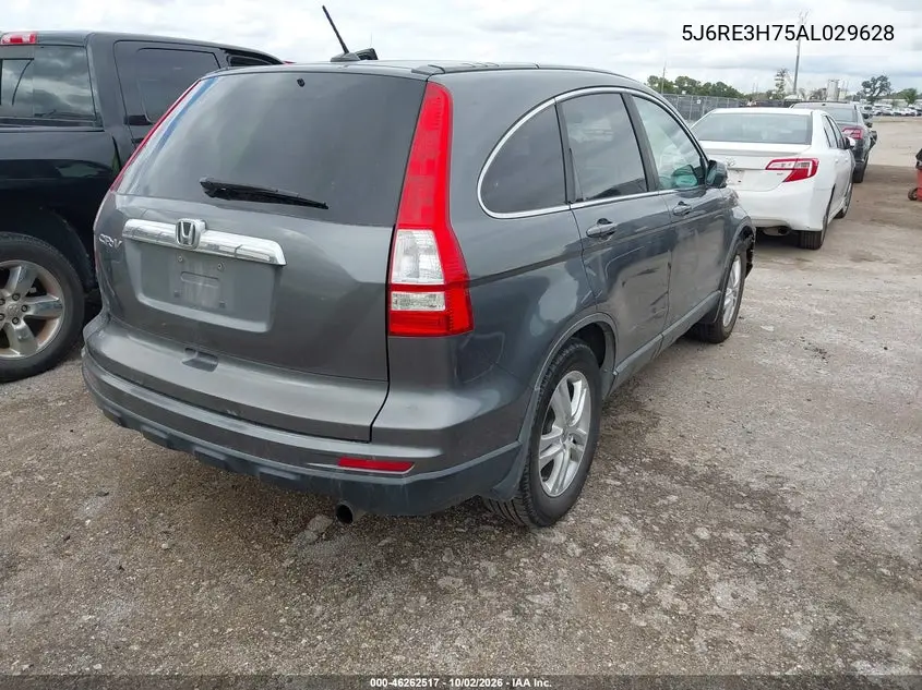 2010 HONDA CR-V VIN 5J6RE3H75AL029628 — фото 4