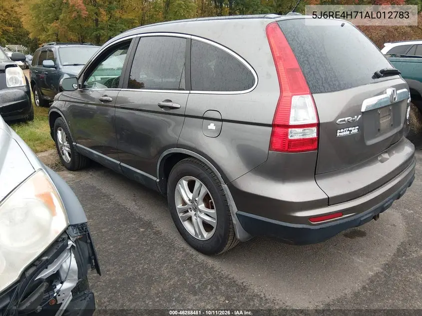 2010 HONDA CR-V VIN 5J6RE4H71AL012783 — фото 3