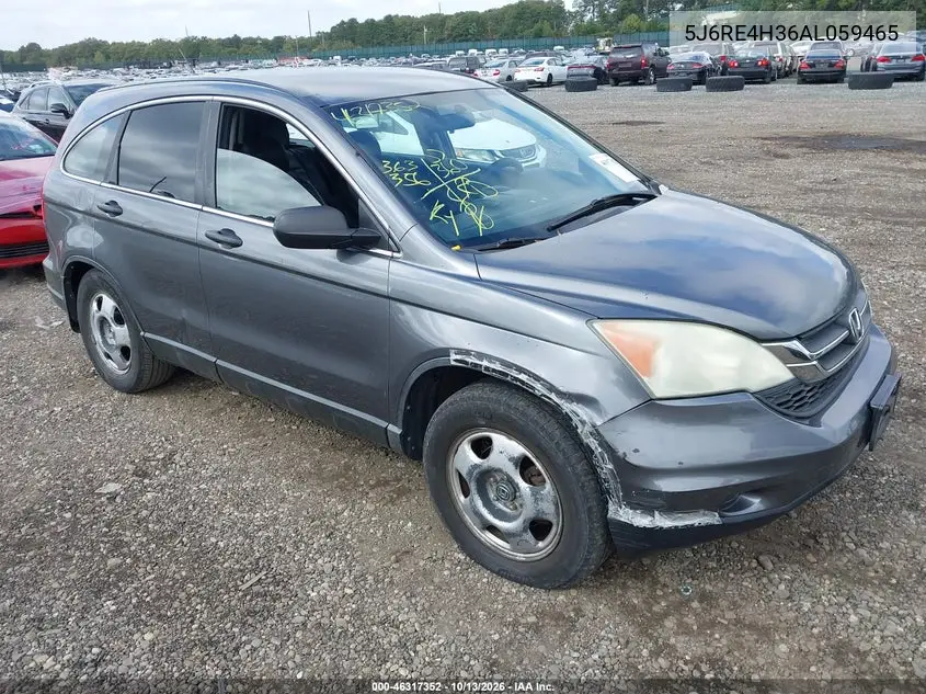 HONDA CR-V 2010, VIN 5J6RE4H36AL059465