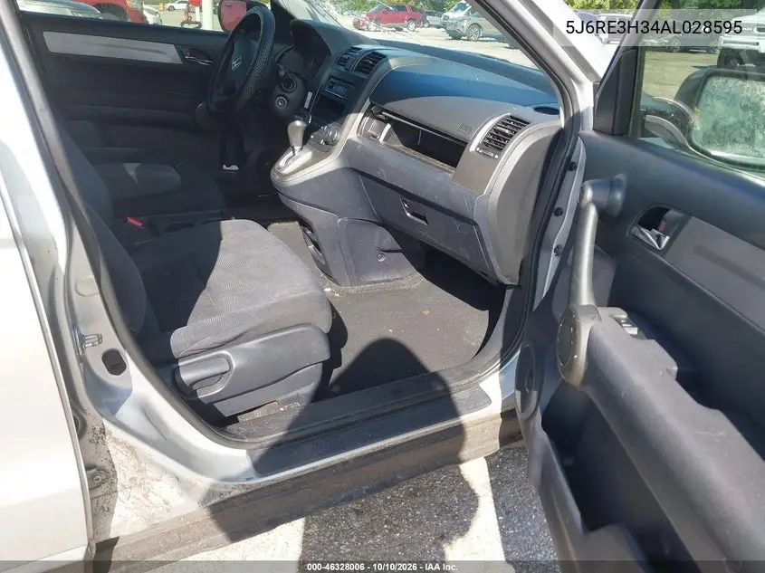 2010 HONDA CR-V VIN 5J6RE3H34AL028595 — фото 5