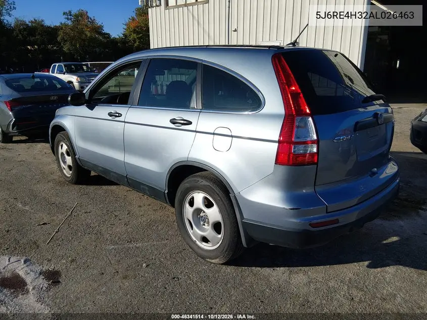 2010 HONDA CR-V VIN 5J6RE4H32AL026463 — фото 3