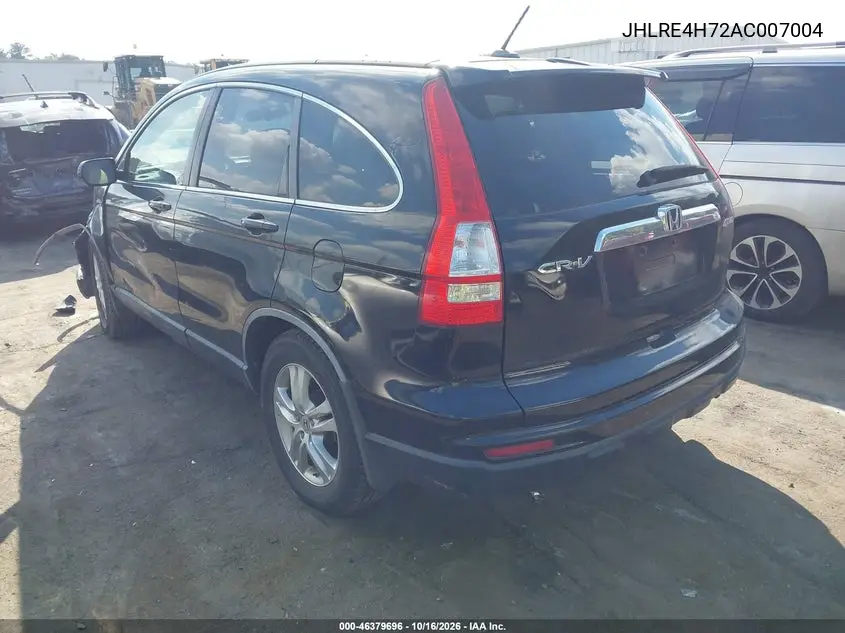 2010 HONDA CR-V VIN JHLRE4H72AC007004 — фото 3