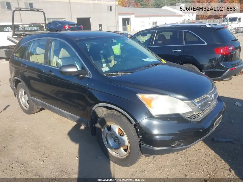 HONDA CR-V 2010, VIN 5J6RE4H32AL021683