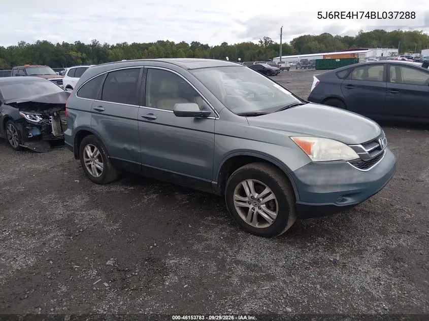 HONDA CR-V 2011, VIN 5J6RE4H74BL037288