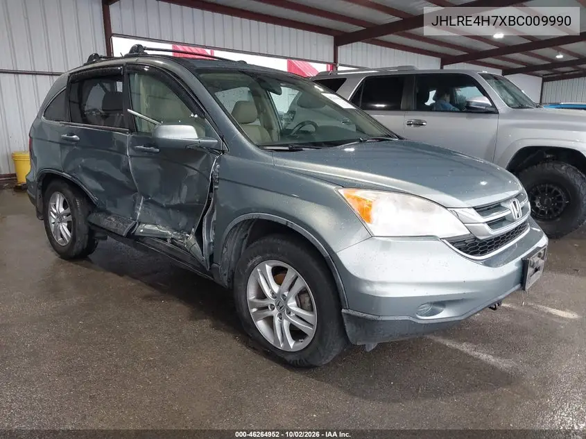 HONDA CR-V 2011, VIN JHLRE4H7XBC009990