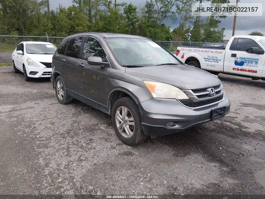 HONDA CR-V 2011, VIN JHLRE4H71BC022157