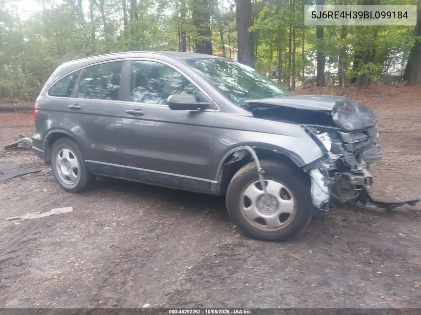 HONDA CR-V 2011, VIN 5J6RE4H39BL099184